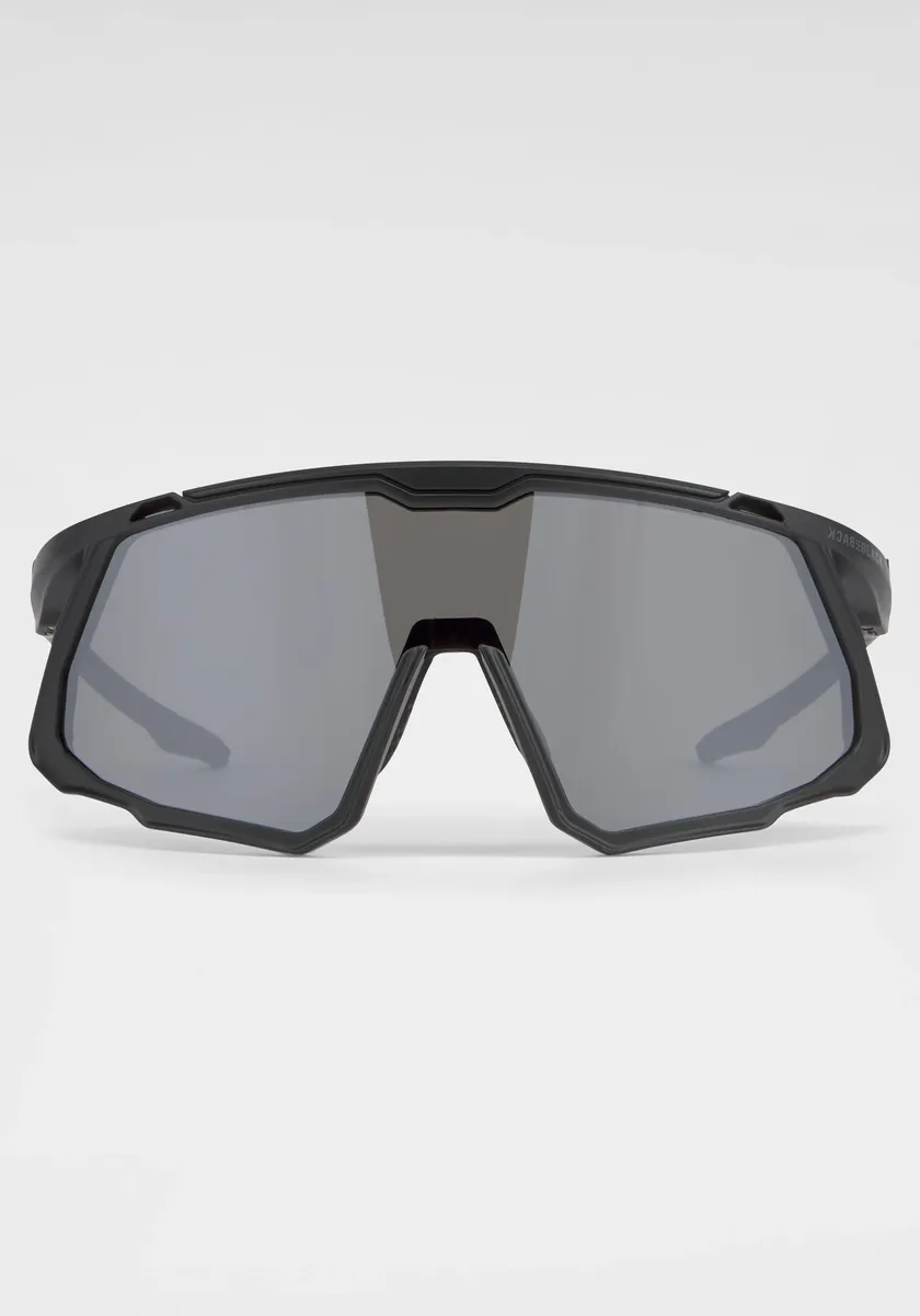 

BACK IN BLACK Солнцезащитные очки изогнутой формы Back In Black Eyewear, черный