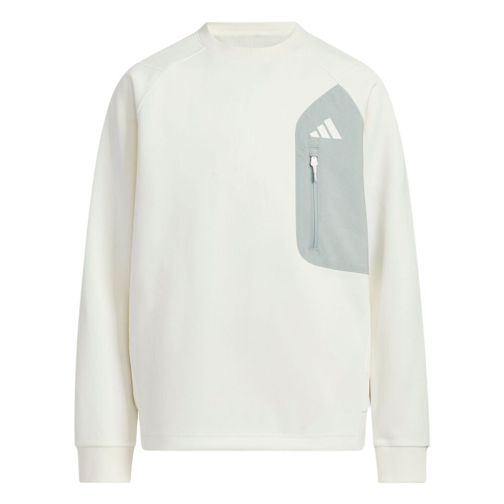 

Детский свитшот с круглым вырезом Moderate Adidas, белый