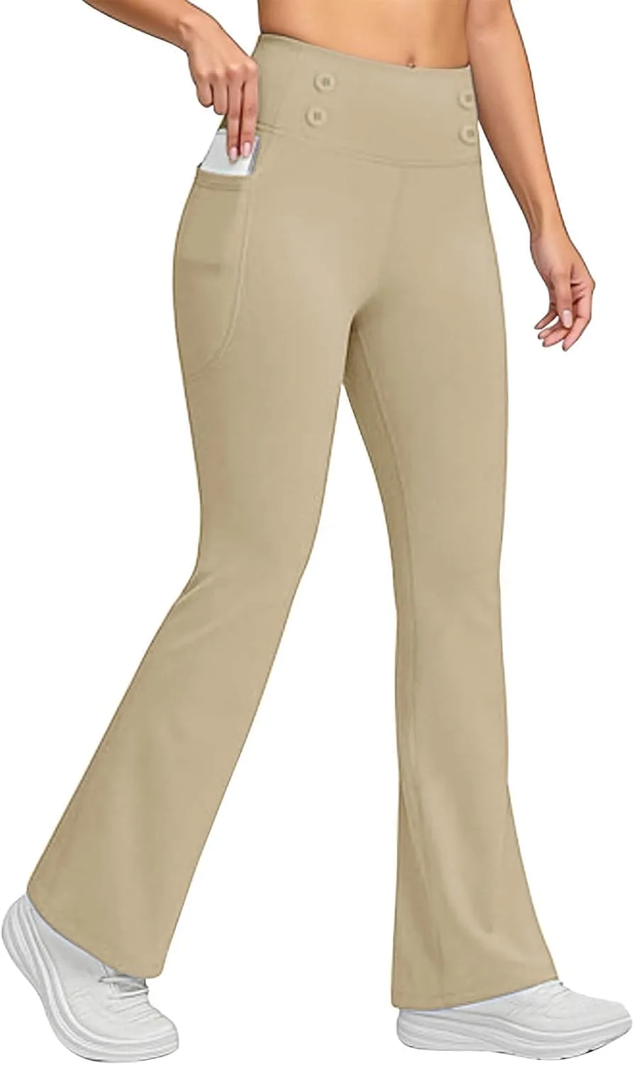 

Женские утепленные брюки с флисовой подкладкой High Waist и карманами SGASY