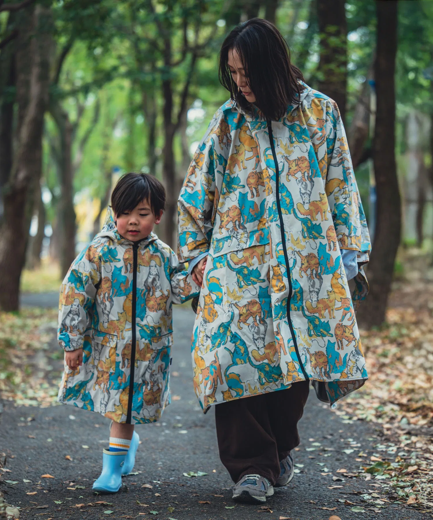 Детский дождевик Kiw Kids, двусторонний (подходит для школьных рюкзаков) — фото 4