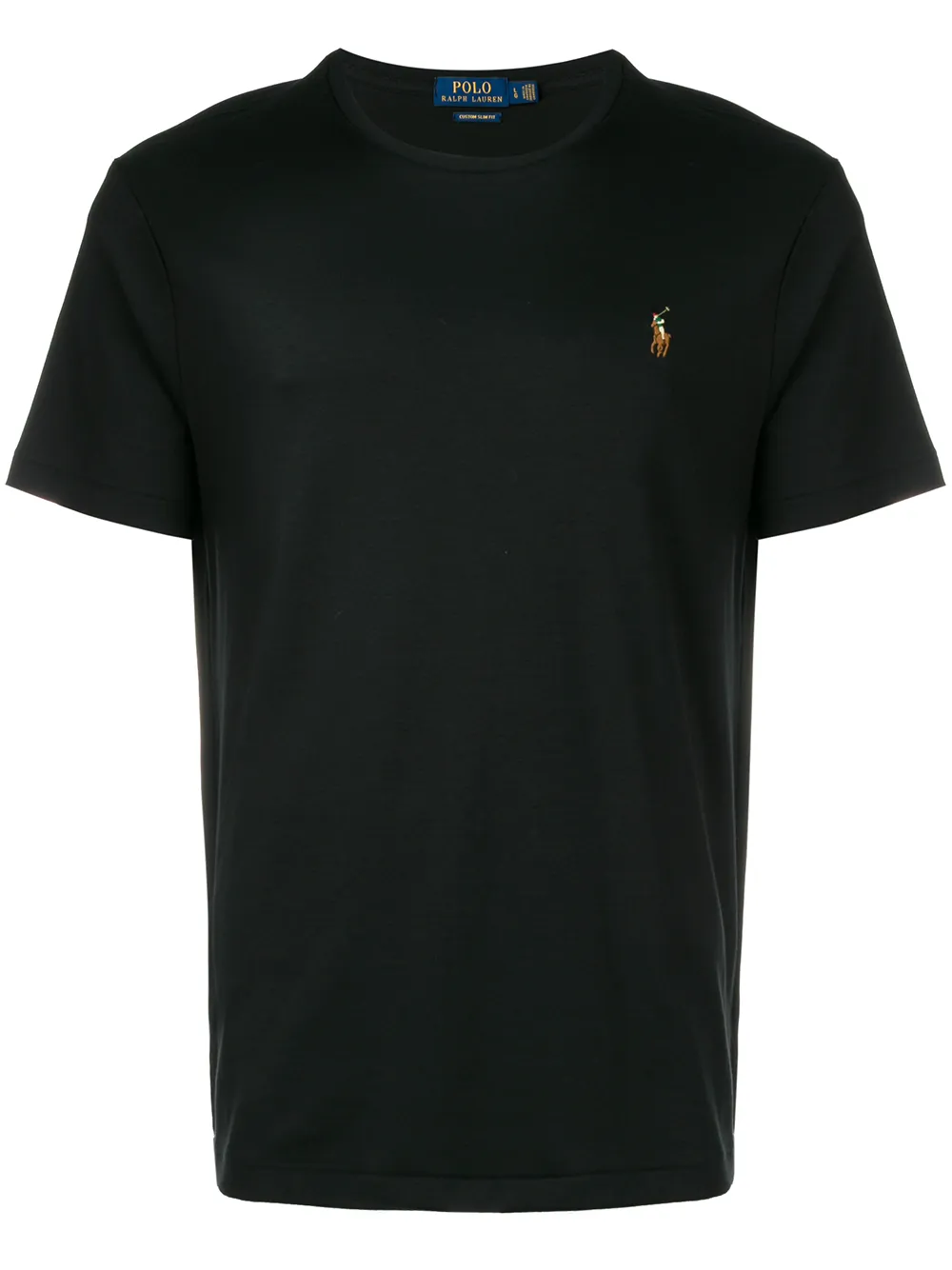 

Футболка с вышитым логотипом POLO RALPH LAUREN, черный