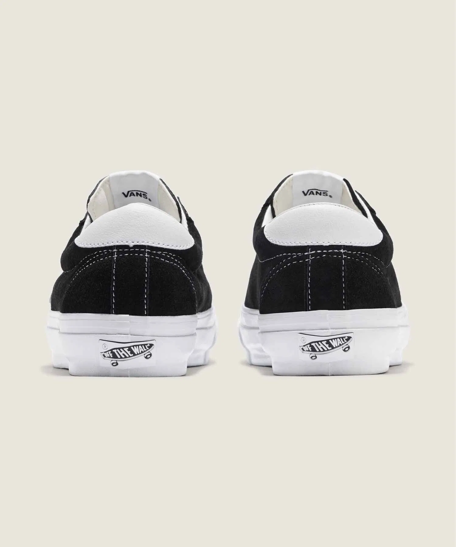 Унисекс кроссовки VANS PREMIUM из натуральной кожи чёрно-белые — фото 3