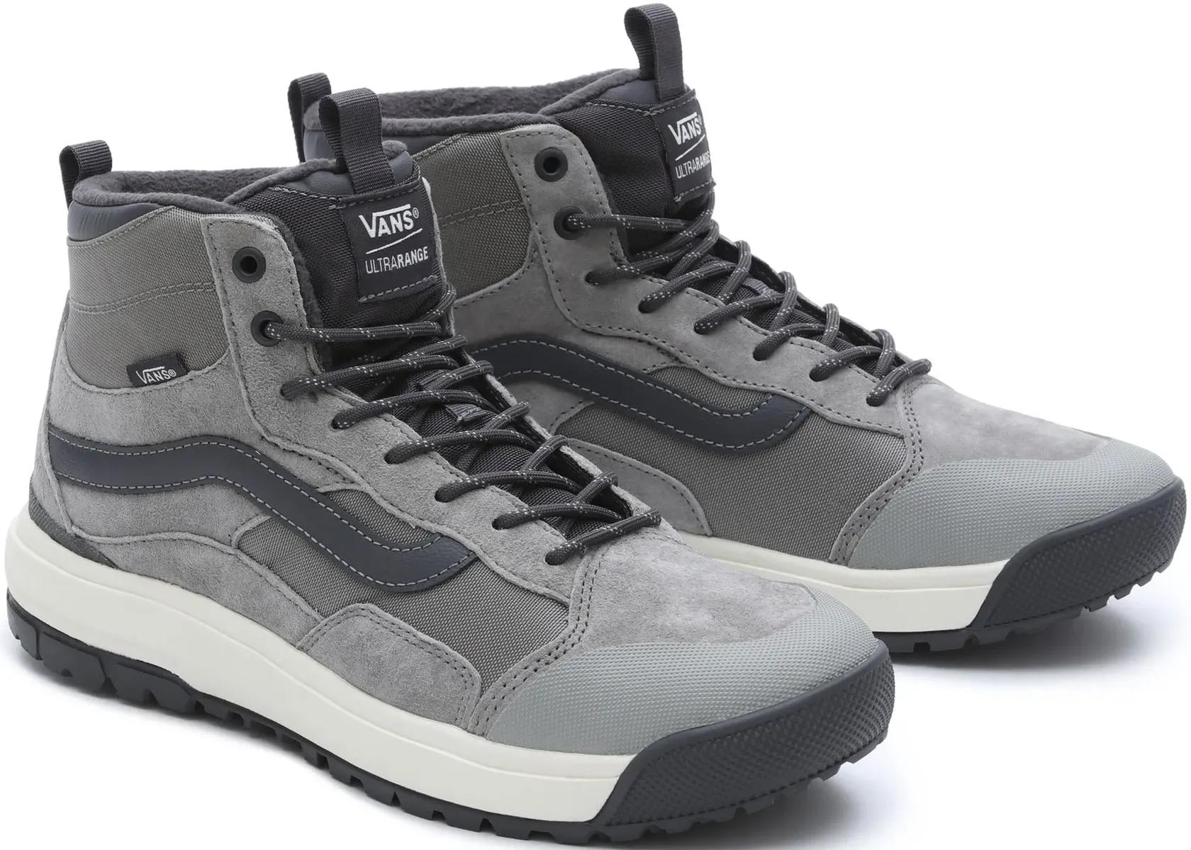 

Кроссовки Vans "UltraRange EXO Hi MTE-1" с контрастным логотипом на пятке, серый