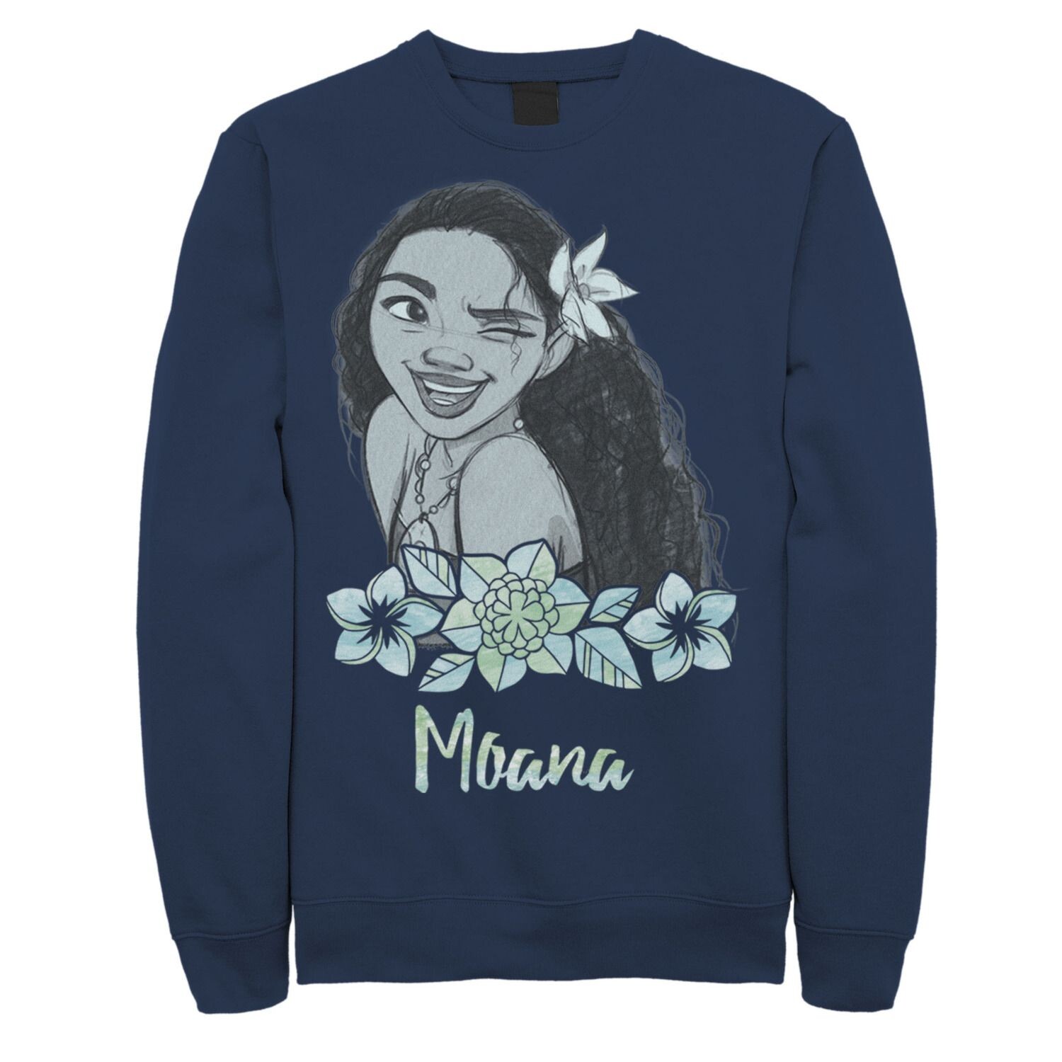 

Мужской флис Moana Winking Water Color Portrait Disney