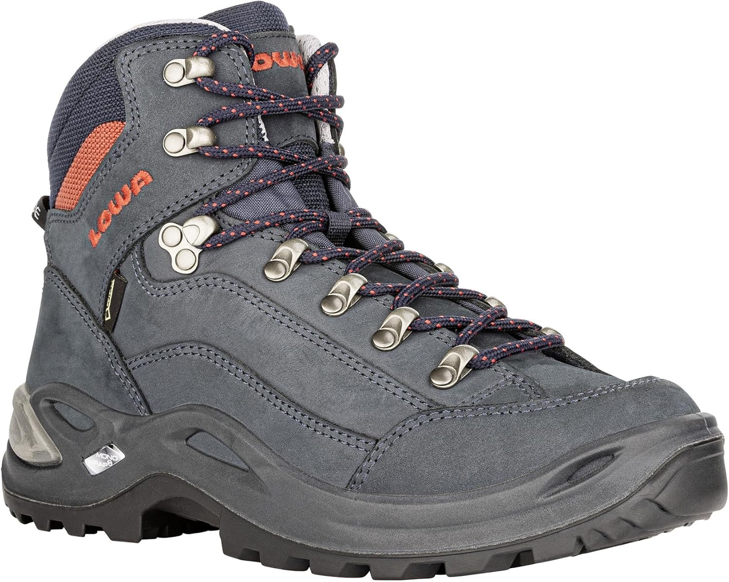 Мужские походные ботинки Lowa Renegade GTX Mid, синий — фото 4