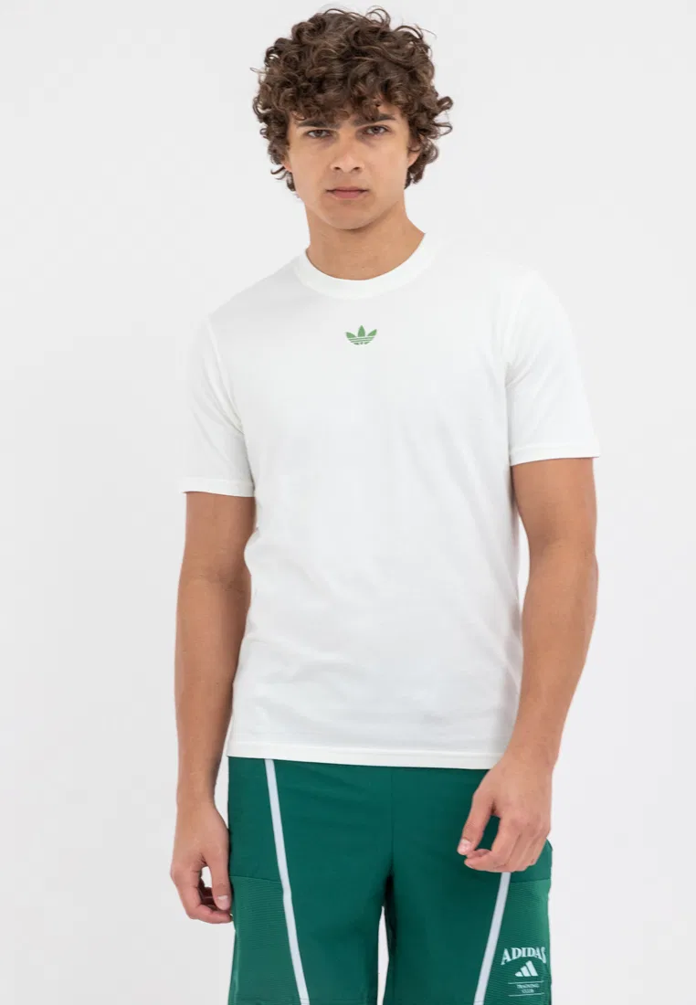 Футболка с принтом, Minecraft, Originals Adidas, белый