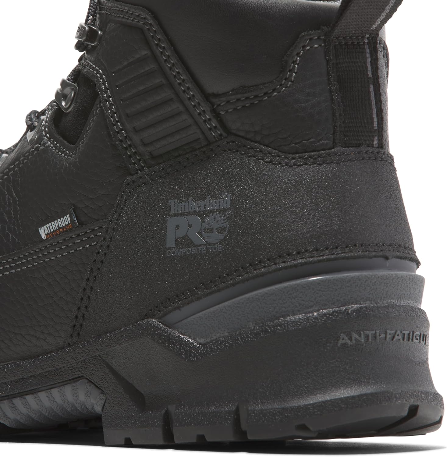 Timberland PRO мужские Endurance EV 6 дюймовые ботинки с композитным защитным носком и водонепроницаемостью, Black — фото 3