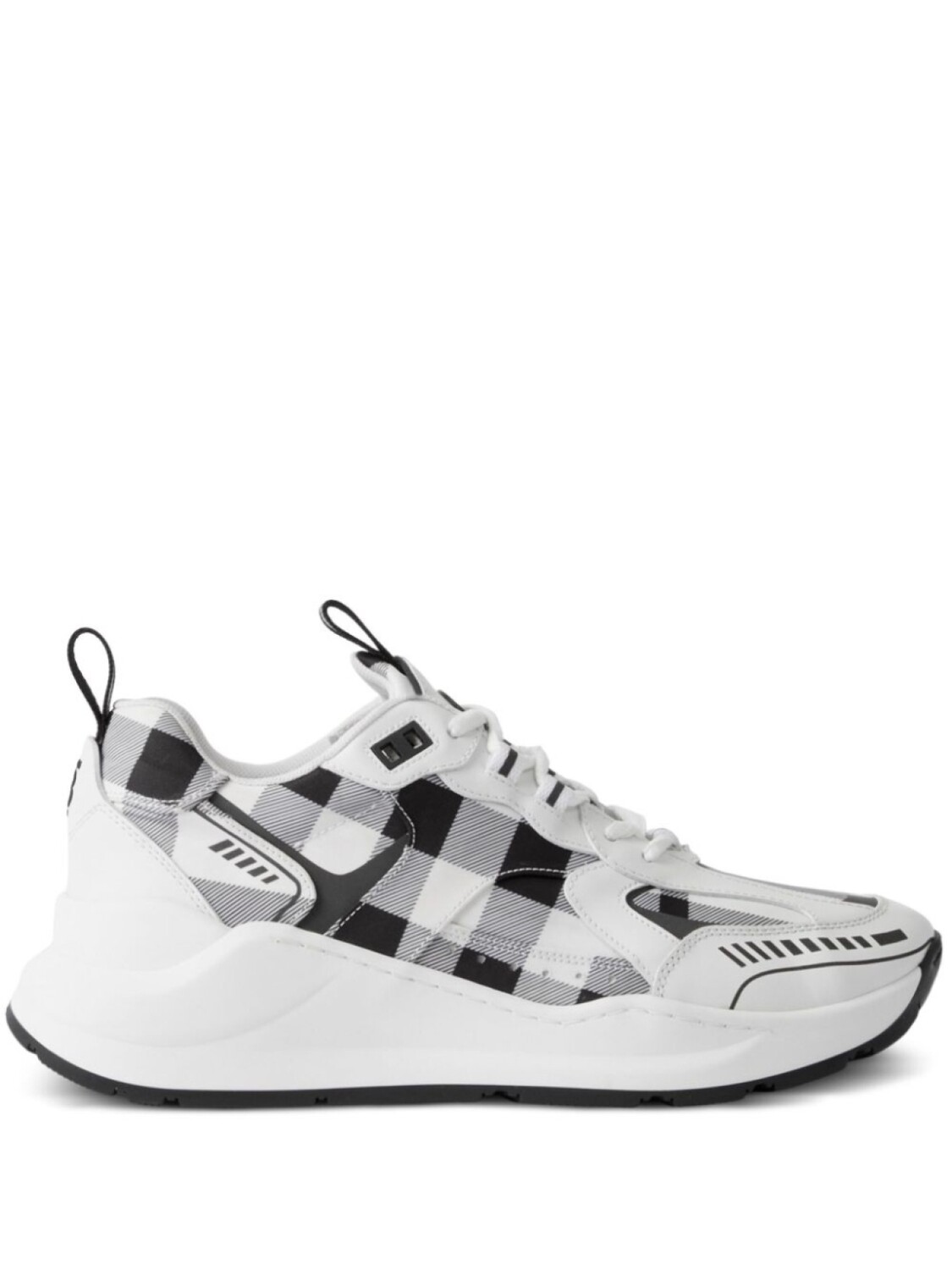 

Burberry кроссовки в клетку, белый