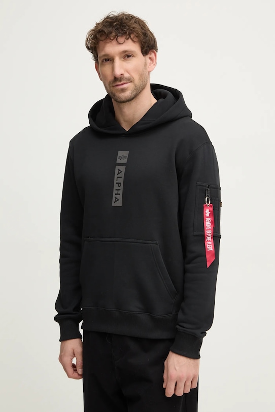 

Толстовка PP Hoody Alpha Industries, черный