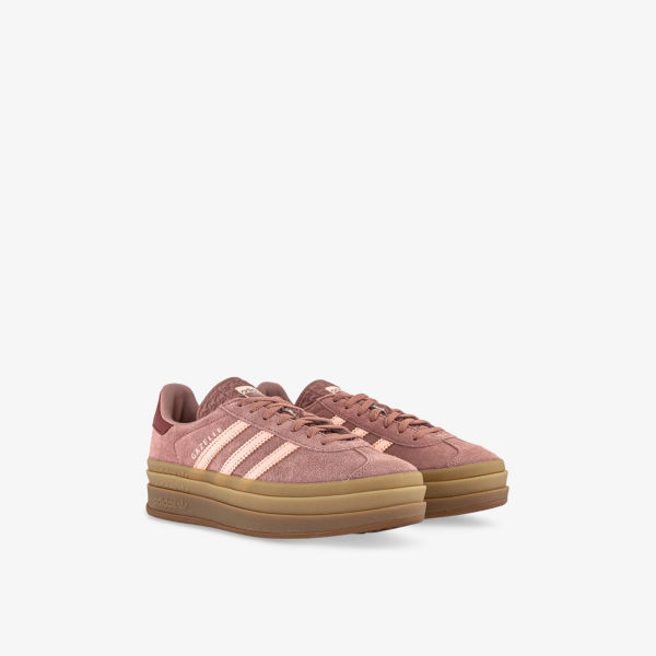 Кроссовки Adidas Gazelle Bold Suede, оранжевый — фото 3