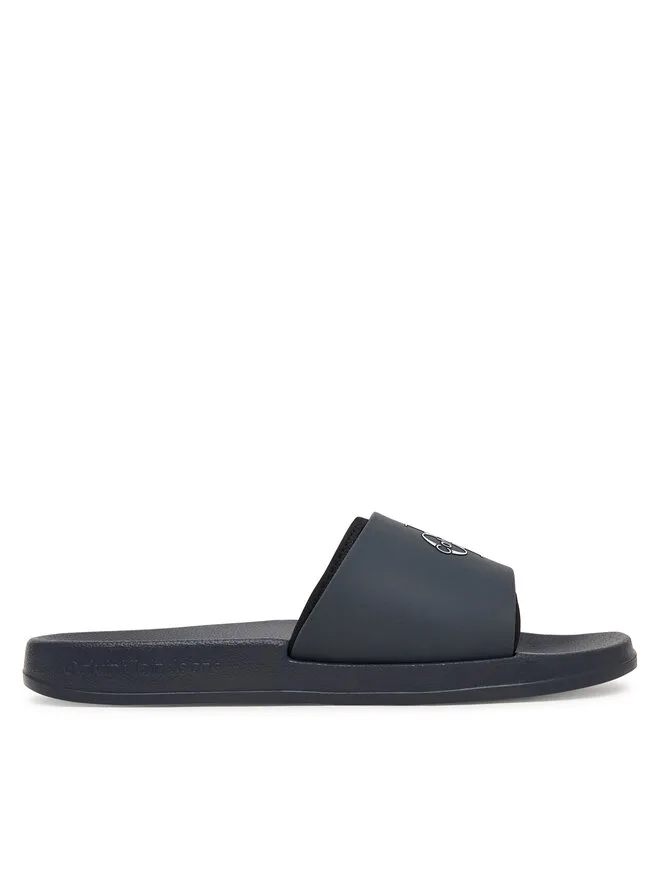 Calvin Klein Мюли Ess Slide из резины и неопрена HM0HM02229, темно-синие