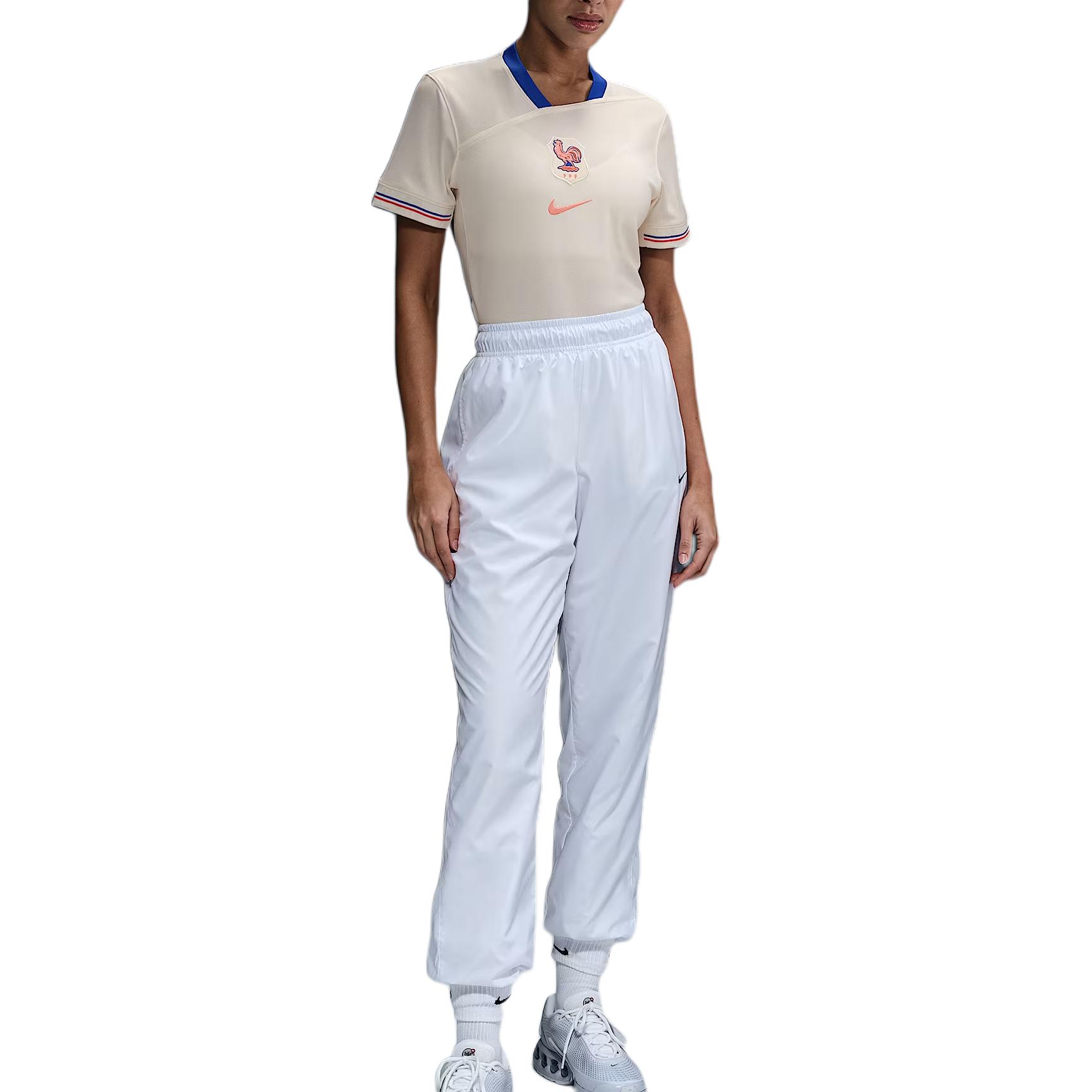 Футболка Fff 2025 Stadium Away Women's Team Women's Dri FIT Soccer Replica Jersey Nike, светлая слоновая кость — фото 3