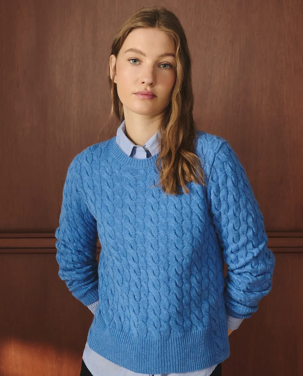 

Женский однотонный свитер с длинным рукавом Lloyd's, индиго