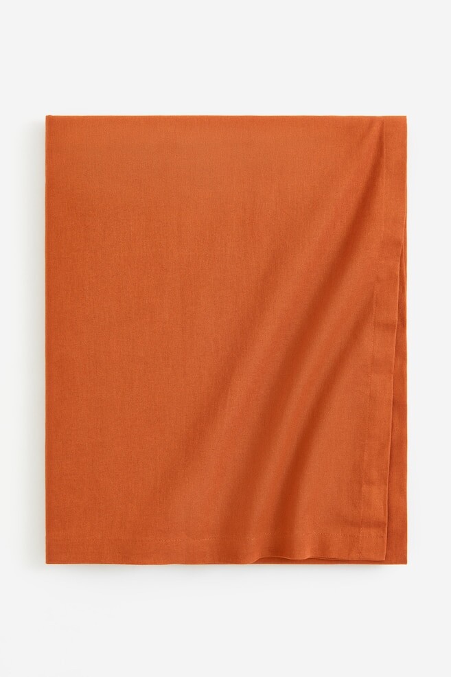 

Хлопковая скатерть H&M, 140x240 см, оранжевый