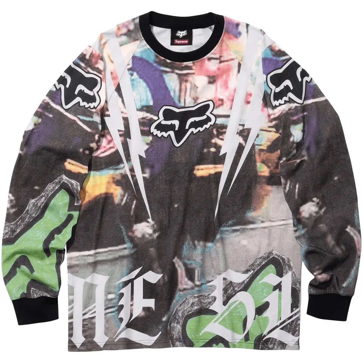 Футболка Fox Racing FW25 WEEK9 L/S Unisex Supreme, черный — фото 3