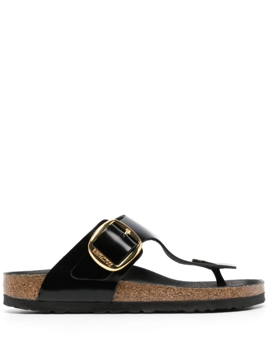 

Birkenstock сандалии Gizeh с гравированным логотипом, черный