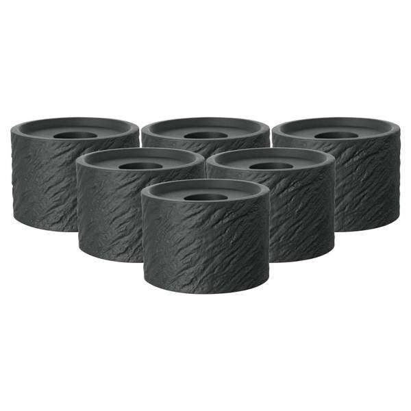 

Подсвечник Villeroy & Boch Manufacture Rock 6 шт, черный