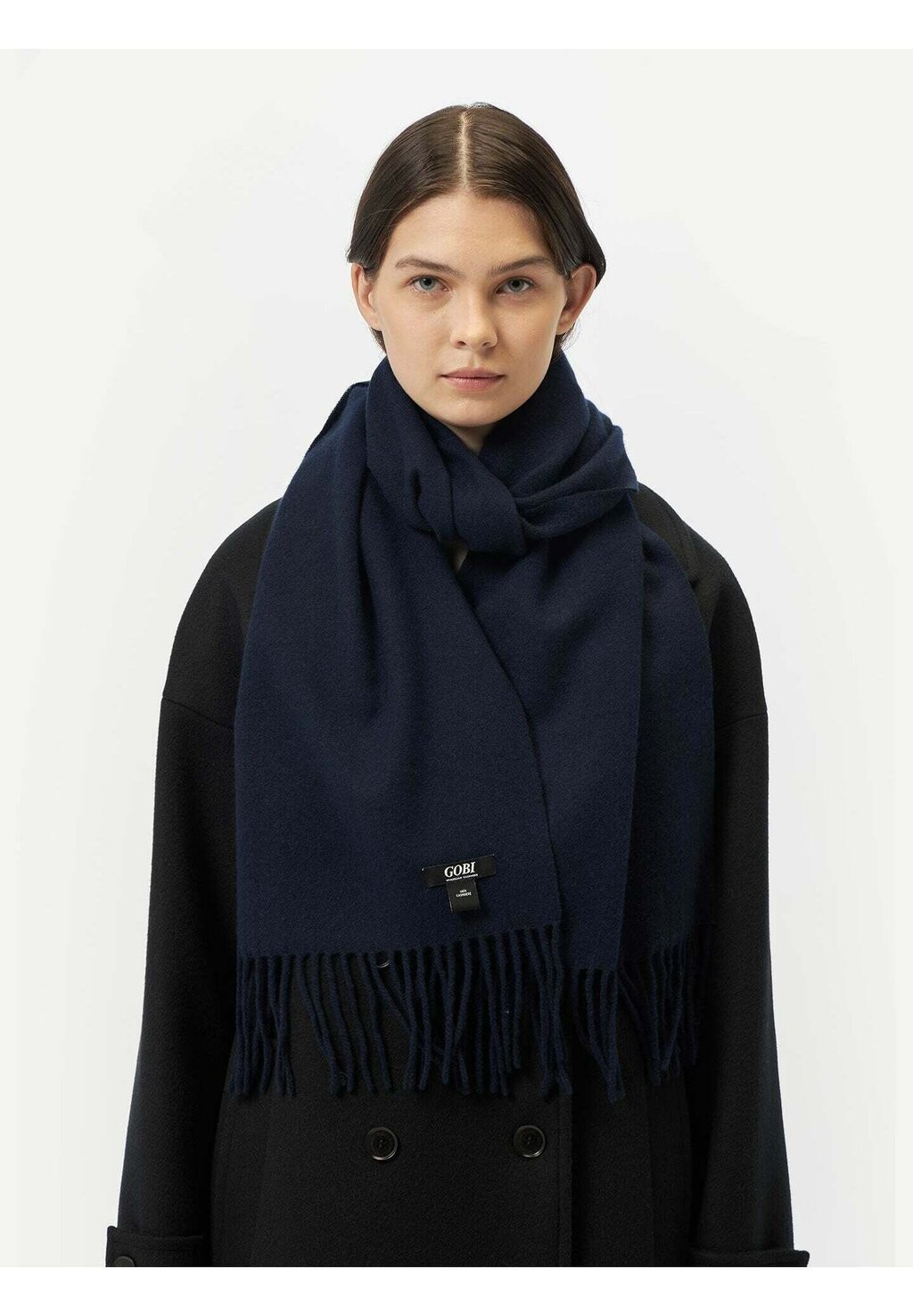 

Шарф GOBI Cashmere, темно-синий