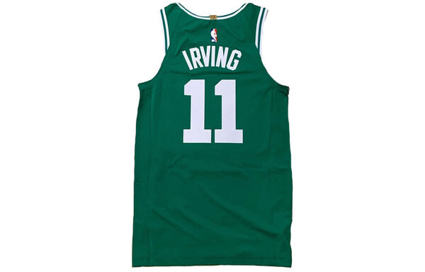 Майка Nike NBA Boston Celtics Kyrie Irving Vaporknit Jersey 'Green White', зеленый — фото 2