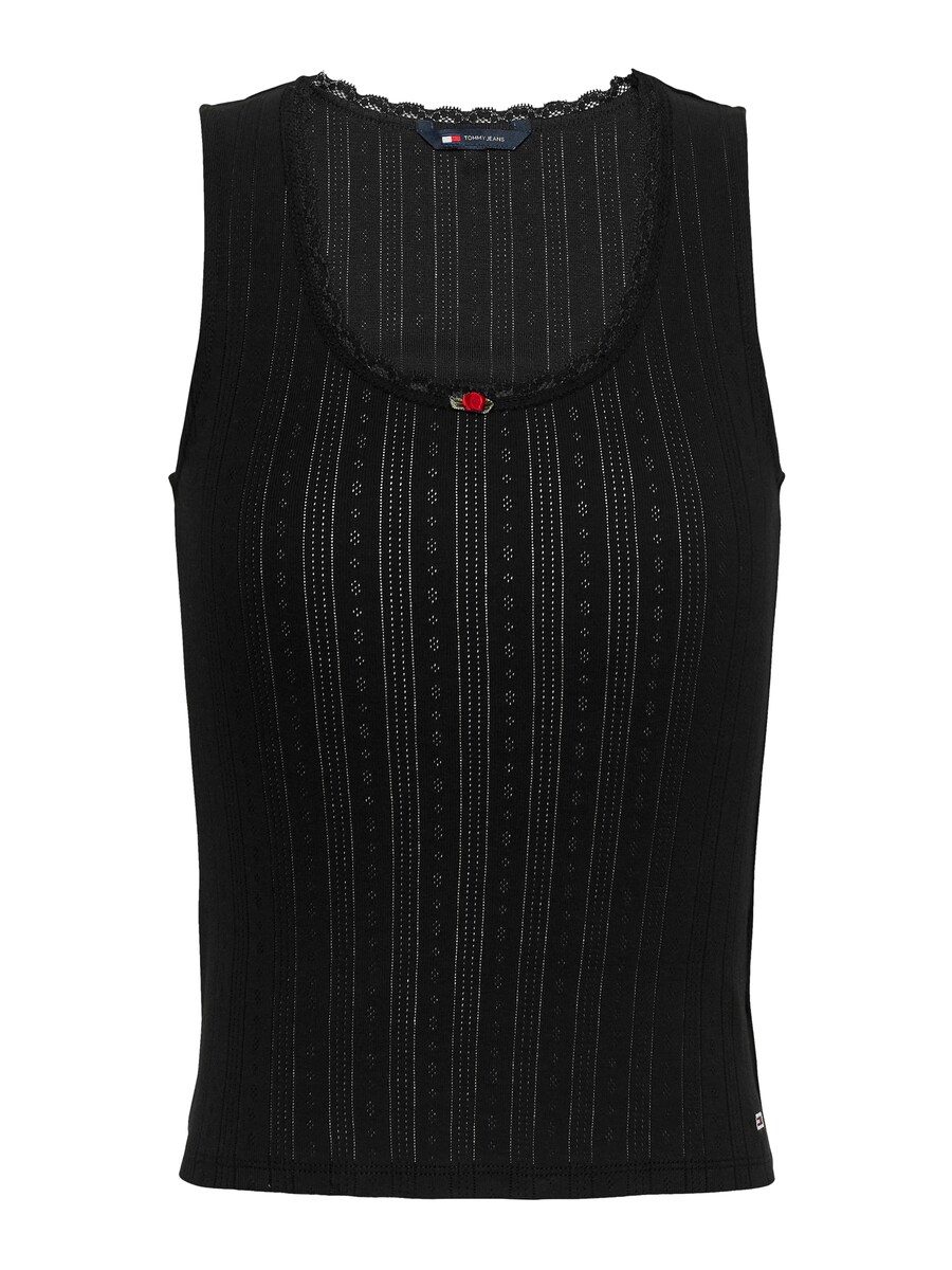 

Топ Tommy Jeans, черный