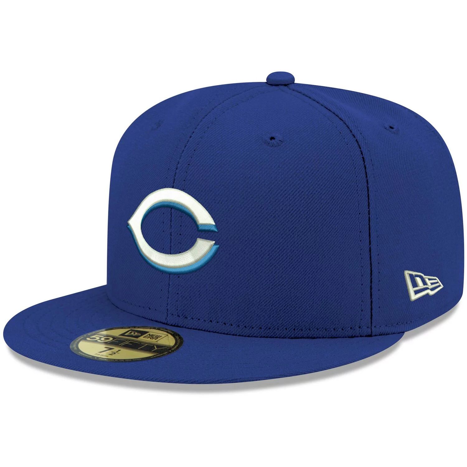 

Мужская приталенная шляпа с логотипом New Era Royal Cincinnati Reds 59FIFTY