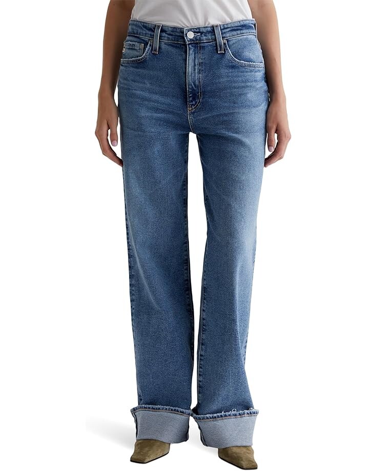 

Джинсы AG Jeans Kora High Rise Wide Leg in 18 Years Atlantic, цвет 18 Years Atlantic