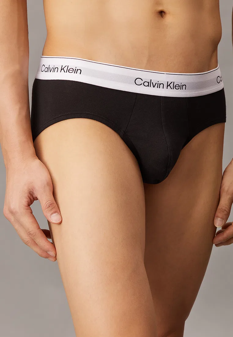 Трусы, 3 штуки, Calvin Klein, белый/черный/серый — фото 4