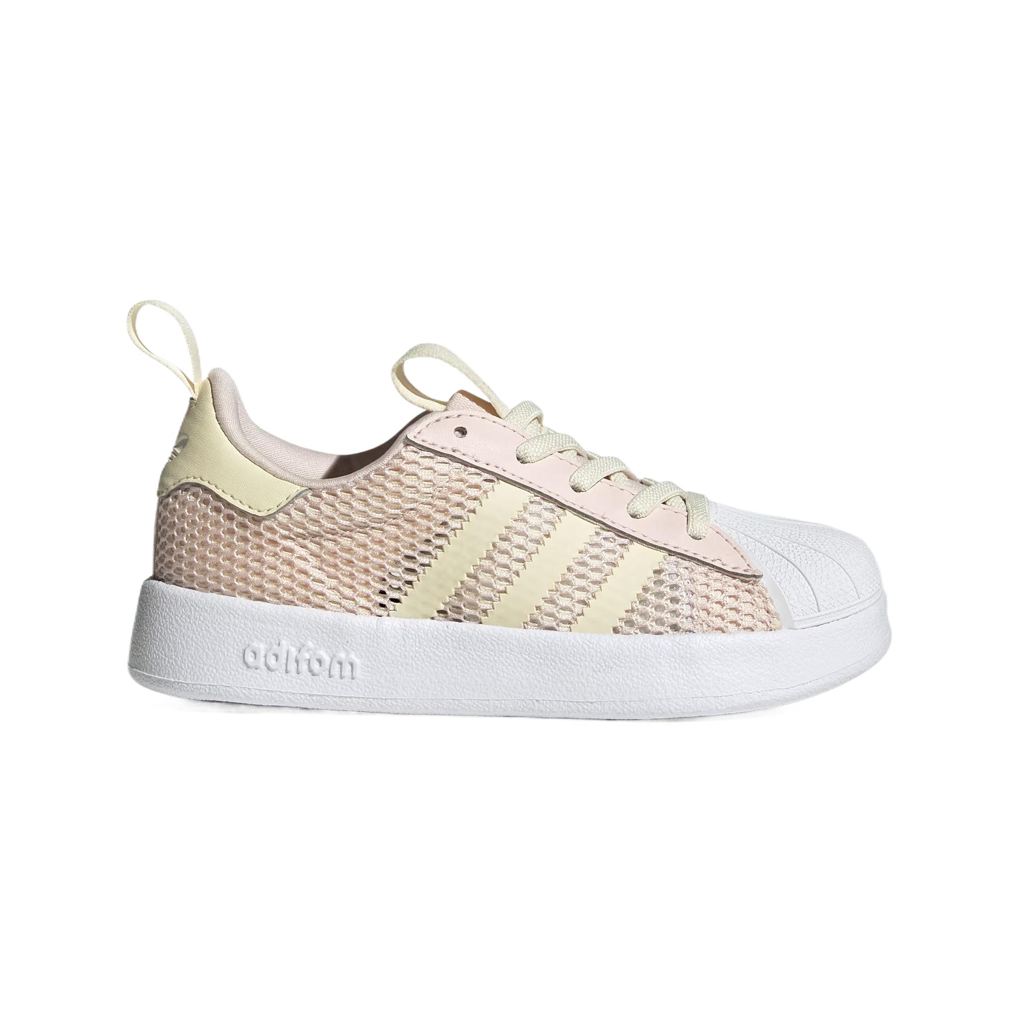 SUPERSTAR 360 износостойкие низкие детские кроссовки для повседневной носки Adidas Originals, белый — фото 3