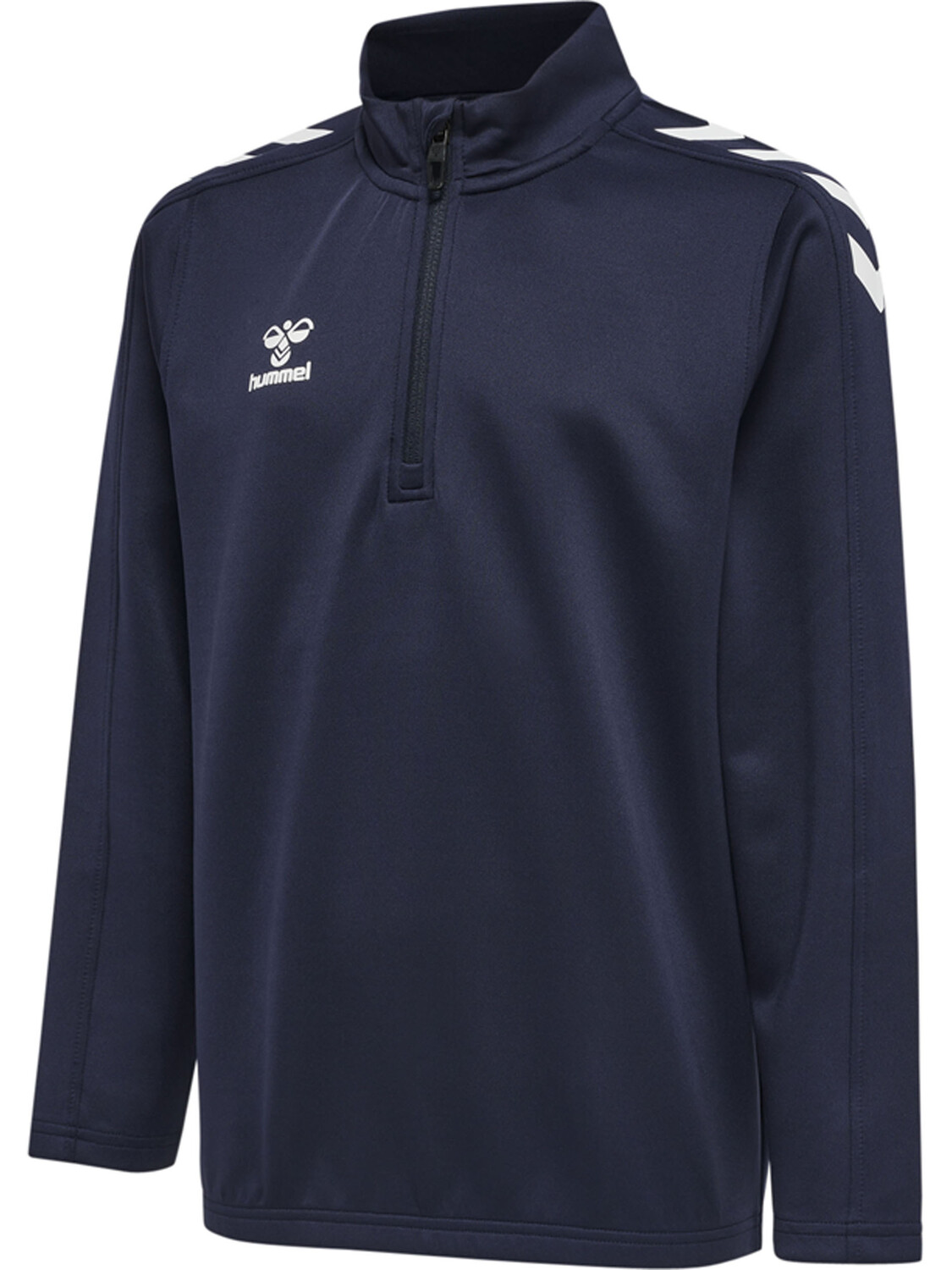Толстовка Hummel Mit Kurzem Reißverschluss Hmlcore Xk Half Zip Poly Sweat Kids, морской — фото 4