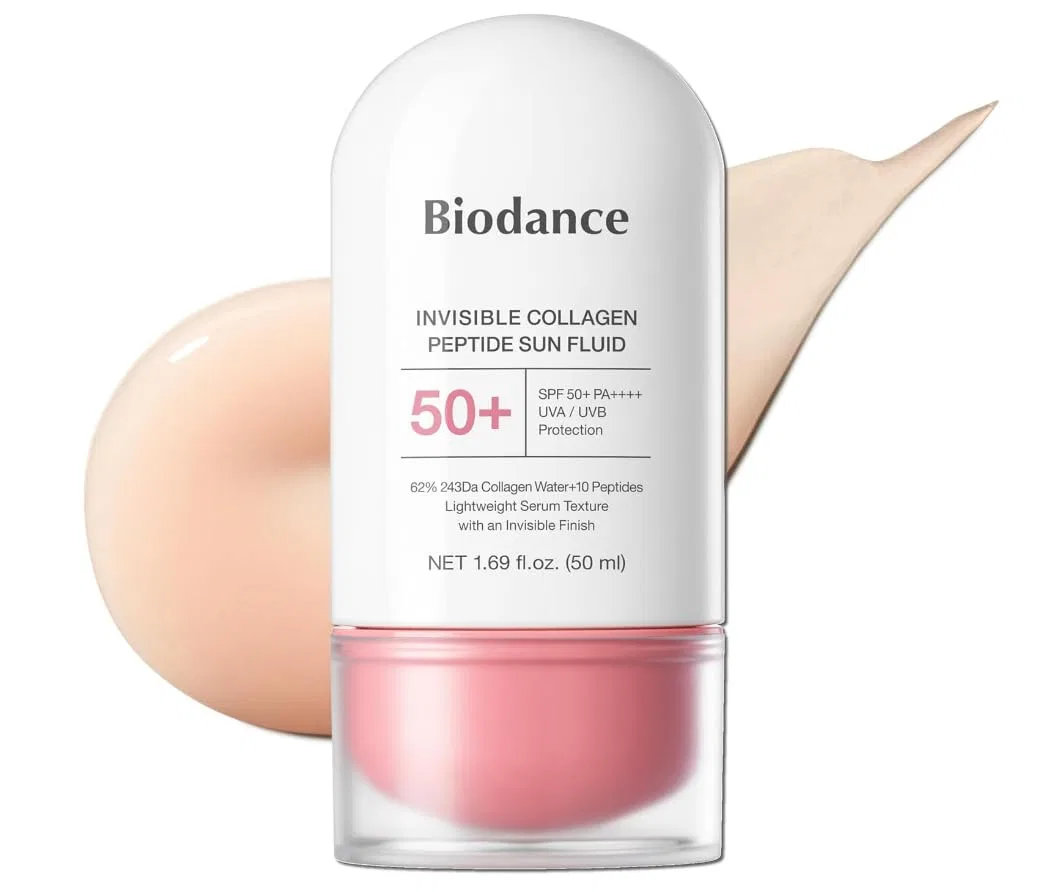 Солнцезащитная сыворотка с коллагеном и пептидами «Invisible» от BIODANCE Biodance