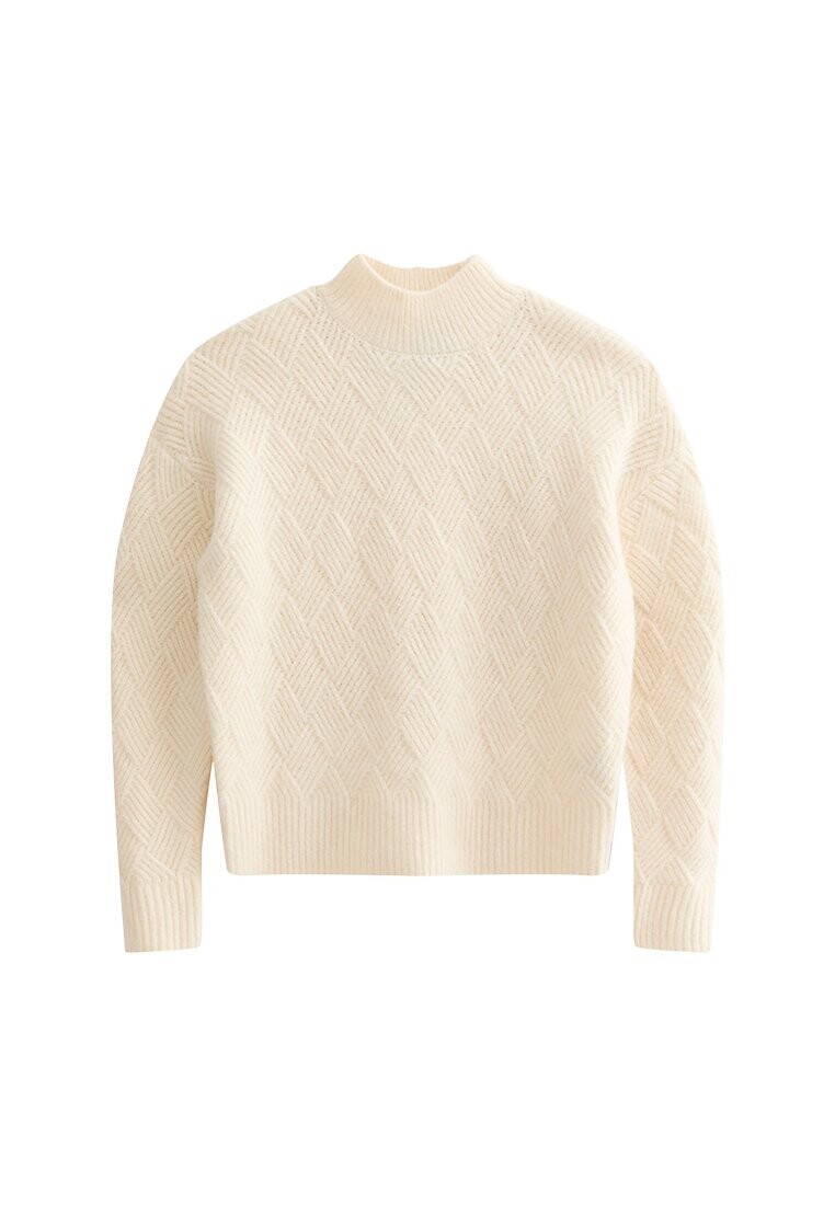 

Джемпер BLANKET STITCH New Look, кремовый