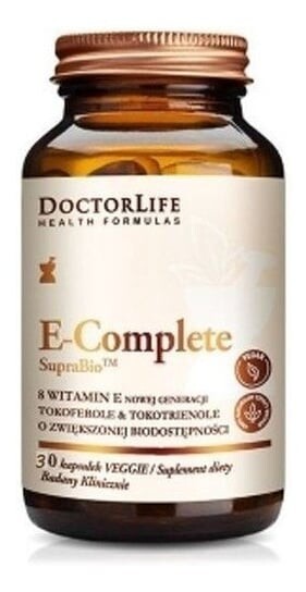 

Doctor Life, E-Complete SupraBio 8 витаминов Е нового поколения, 30 капсул