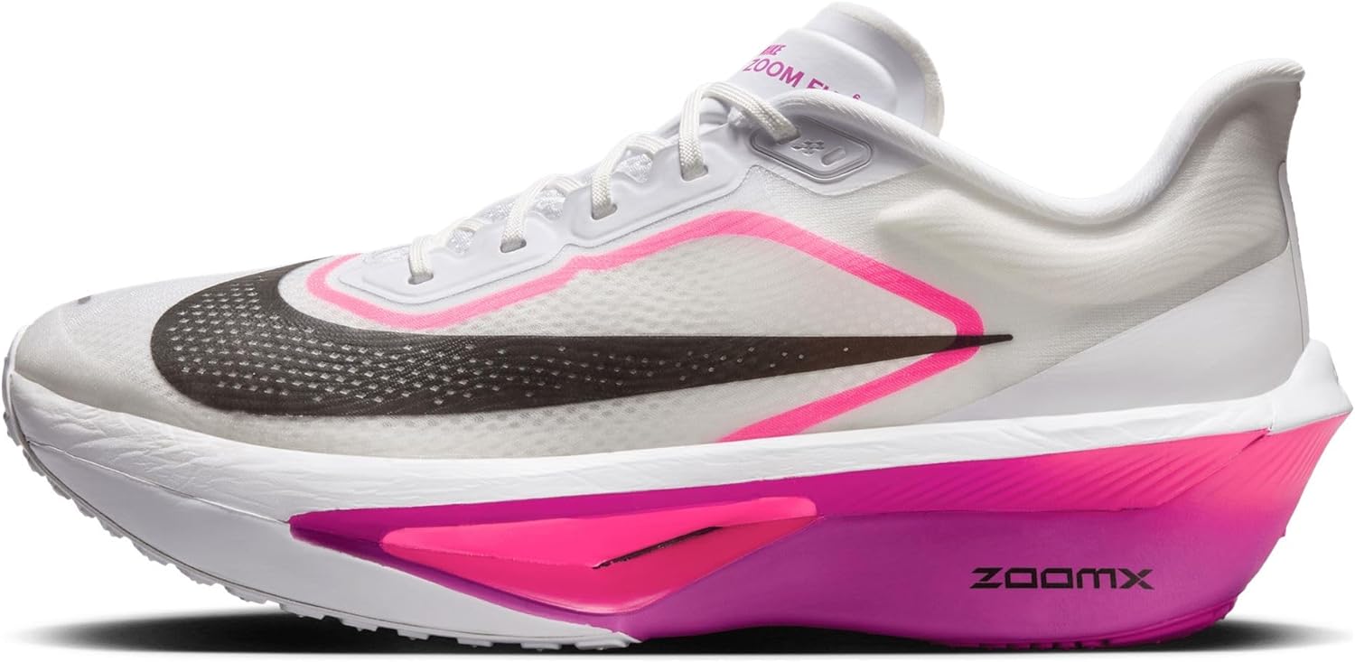 

Мужские шоссейные кроссовки Nike Zoom Fly 6 (FN8454-101, белый/ярко-виноградный/ярко-розовый/черный), White/Vivid Grape/Hyper Pink/Black