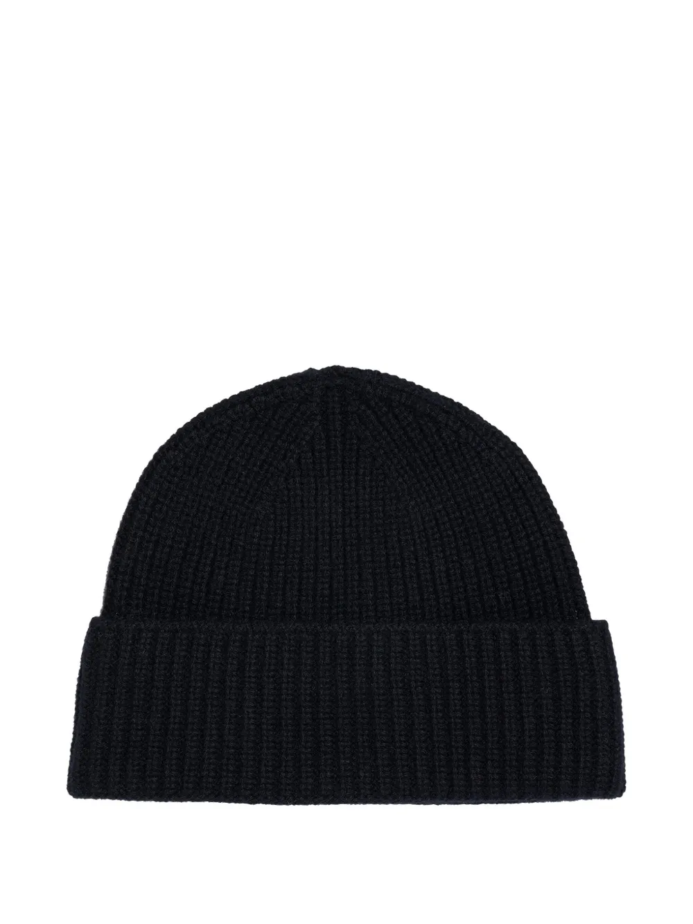 

Вязаная шапка в рубчик Eric Bompard, черный