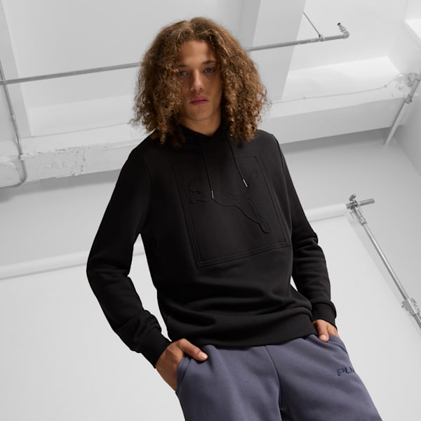 

Мужская толстовка с капюшоном Puma Essentials, черный