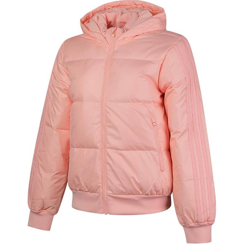 Adidas Neo Женская блестящая пуховая куртка розовый, Bright Light Pink — фото 3