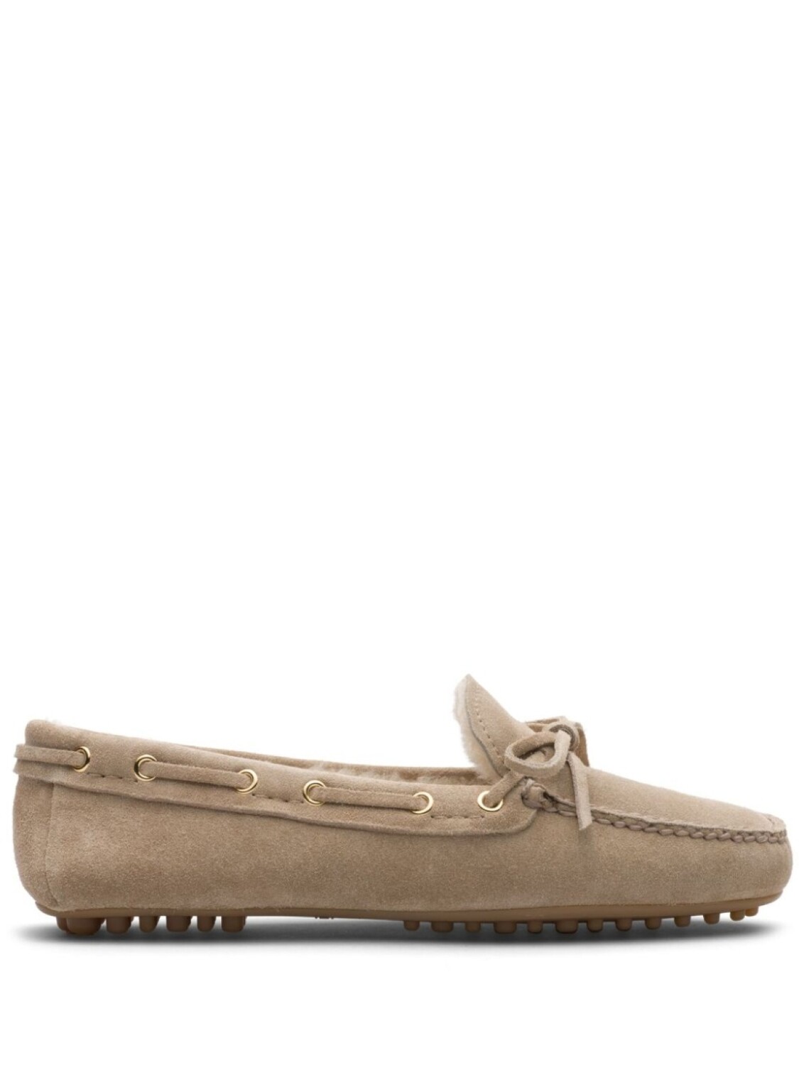 

Car Shoe мокасины с бантом, нейтральный цвет