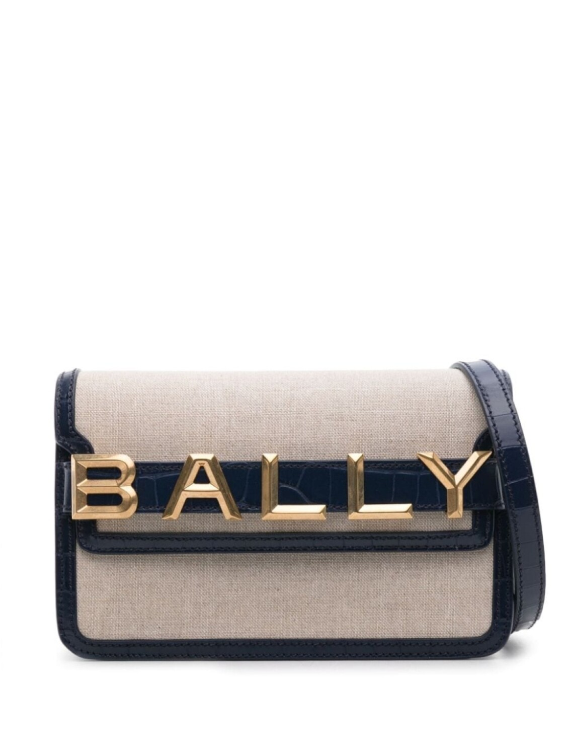 

Bally сумка через плечо с логотипом, нейтральный цвет