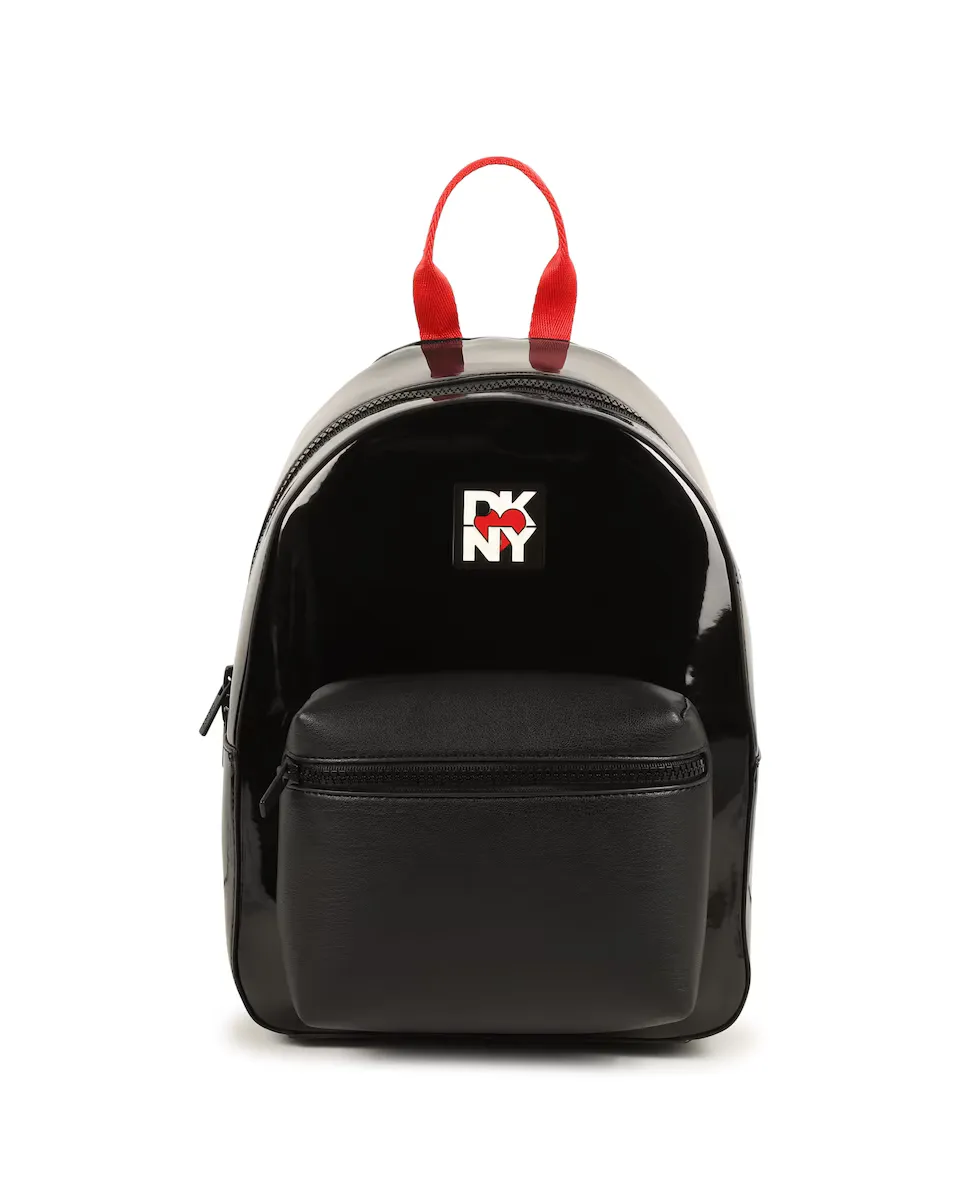 Черный рюкзак для девочки из полиэстера DKNY, черный