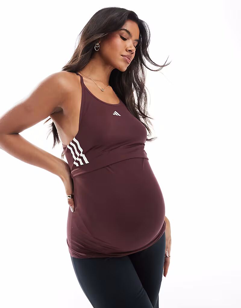 

Майка для беременных Adidas Performance Maternity, красный цвет
