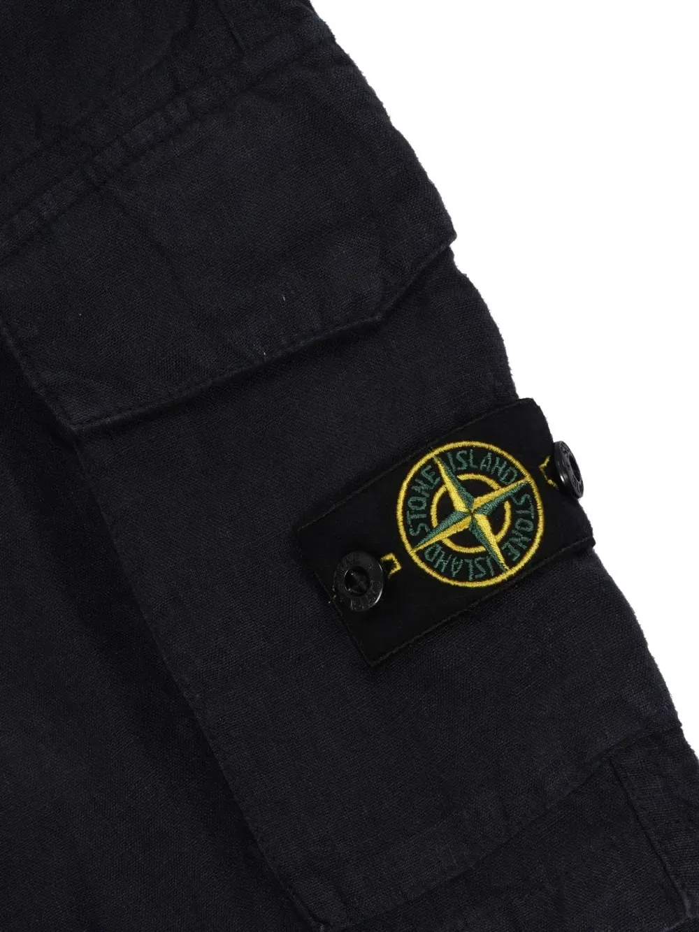 Шорты карго старндартного кроя Stone Island Junior, синий — фото 3