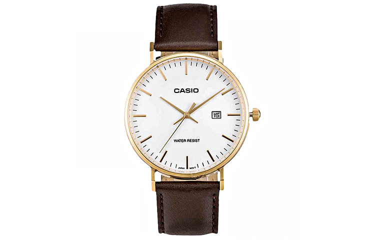 

Мужские часы CASIO 39 мм белые