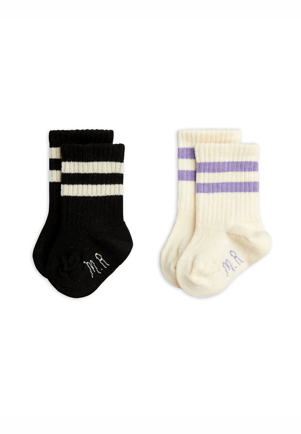

Носки STRIPE SOCK 2 PACK UNISEX Mini Rodini, кремовый