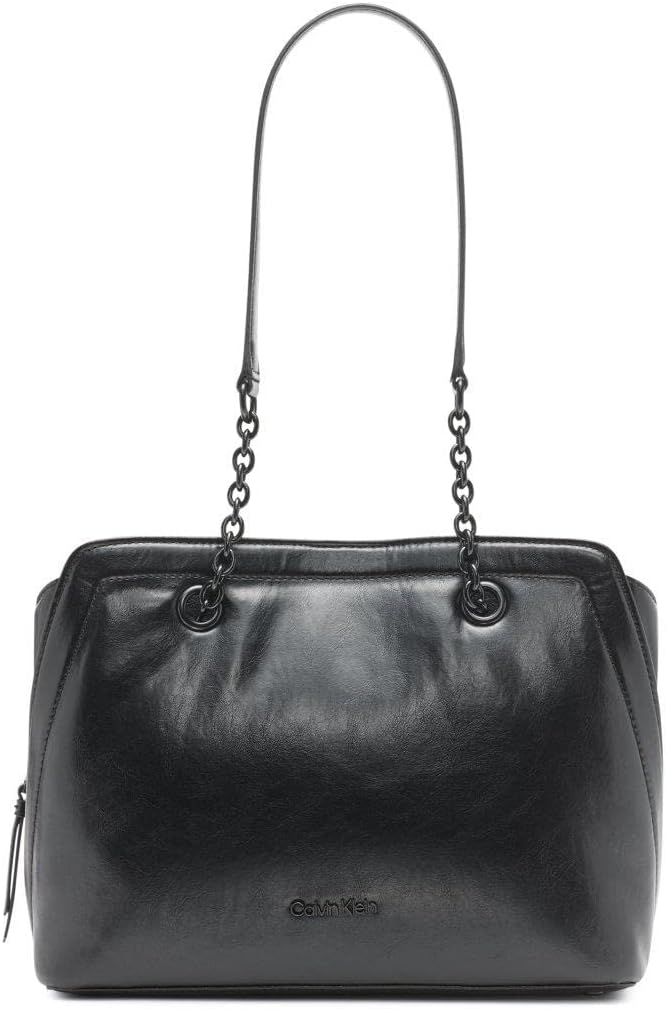 

Сумка-кошелек Calvin Klein Hailey Micro Pebble с тремя отделениями и цепочкой, Black