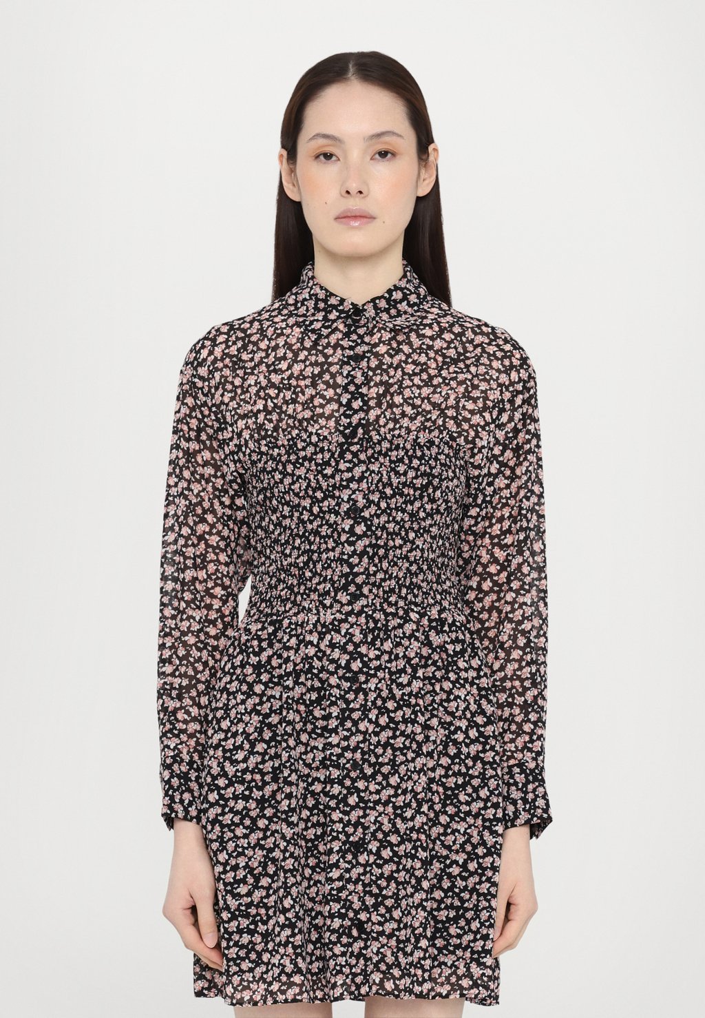 

Платье-рубашка FLORAL MICHAEL Michael Kors, светло-розовый