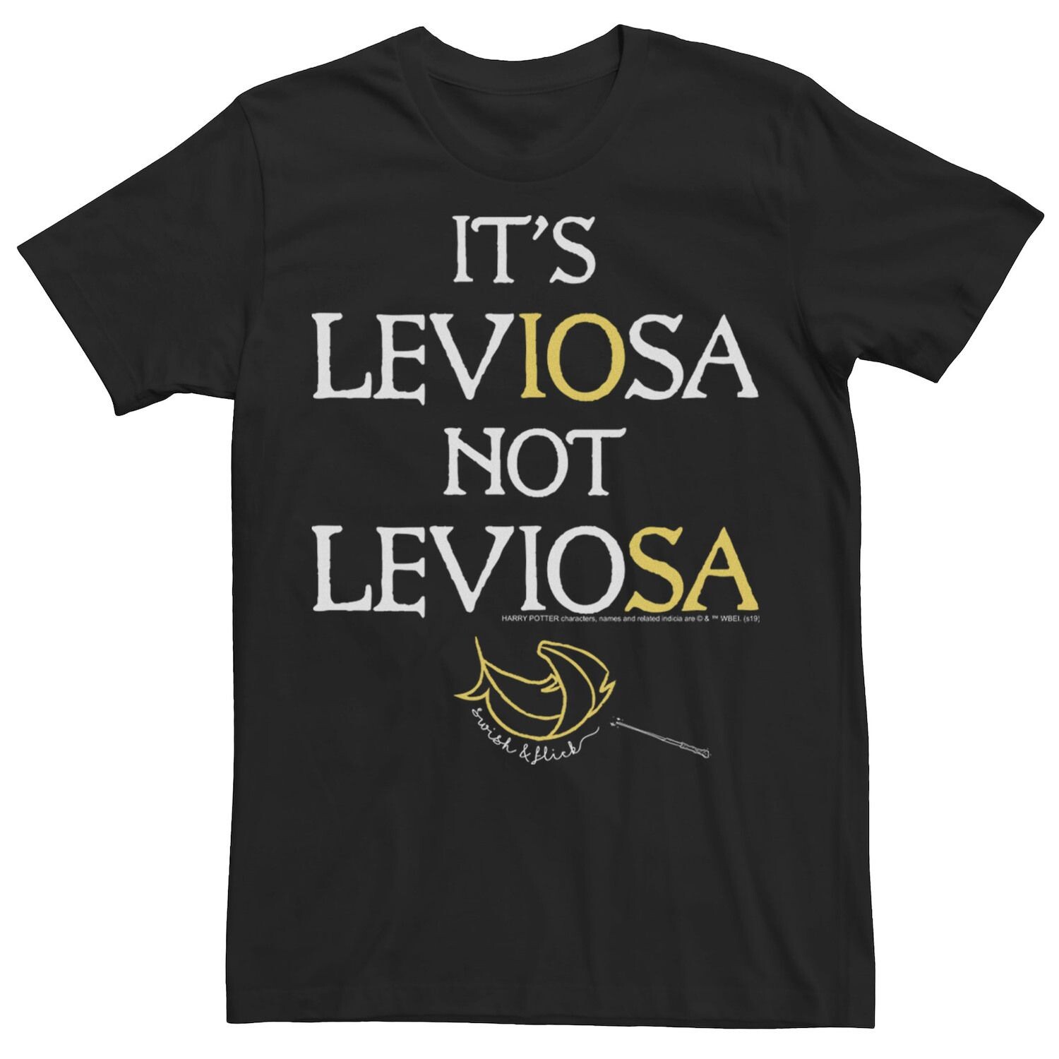 

Мужская футболка Harry Potter It's LevIOsa Not LevioSA Licensed Character
