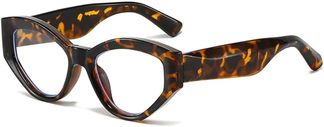 

Солнцезащитные очки с защитой UV400 | «Кошачий глаз», прозрачный градиентный цвет | для женщин и мужчин, для занятий спортом на открытом воздухе и вождения DSVIGF, Leopard