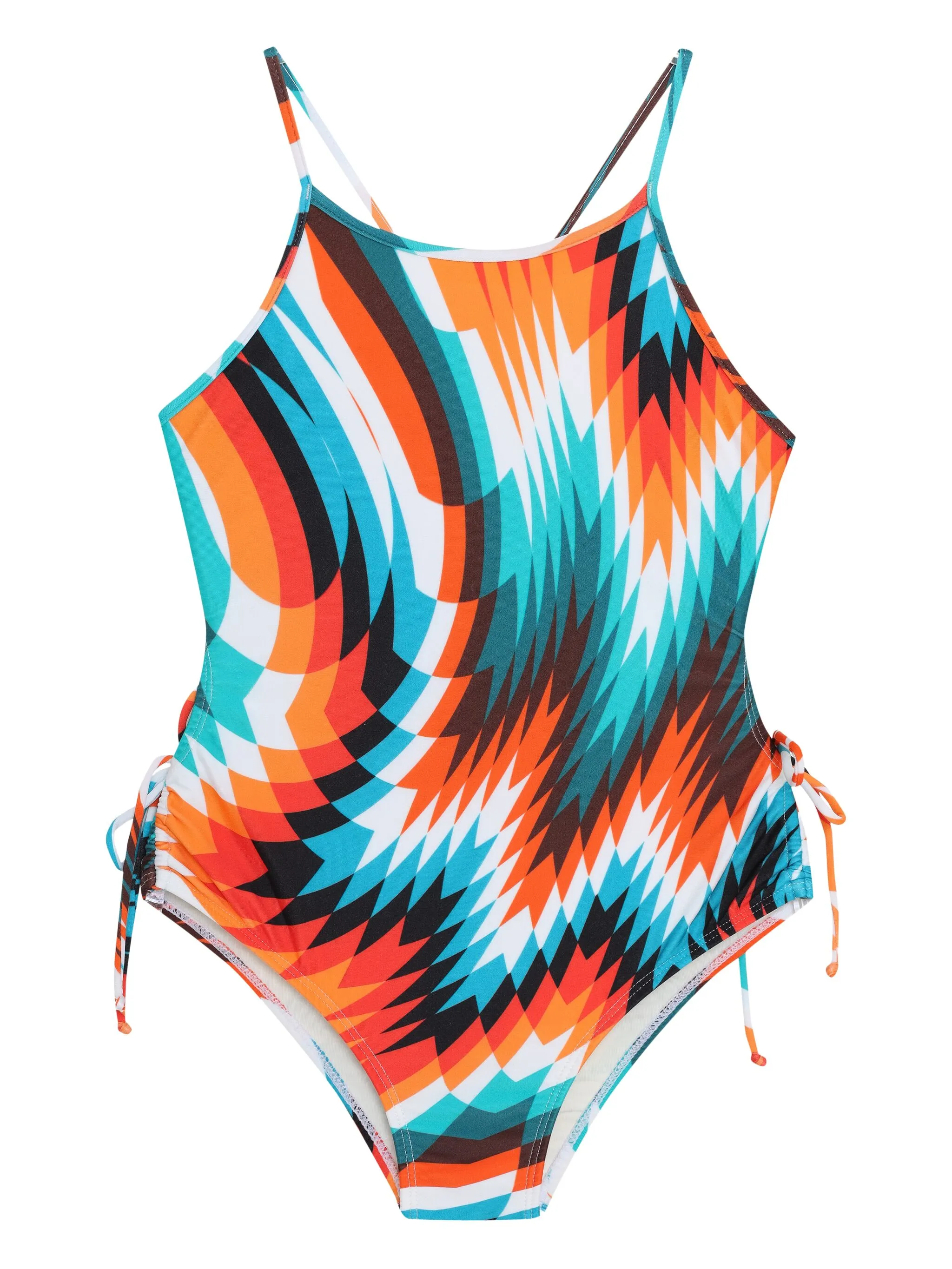 

Купальник с абстрактным принтом Lygia & Nanny, синий