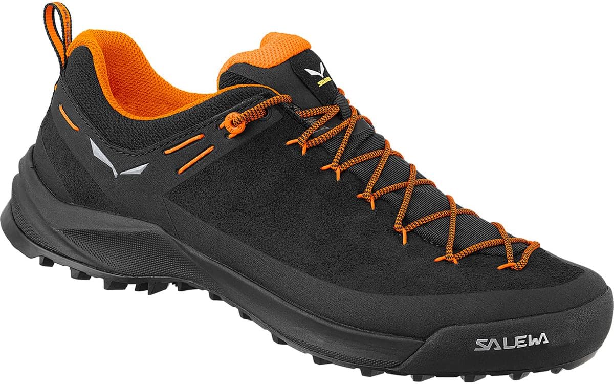 Женские треккинговые ботинки Salewa Ws Wildfire Edge GTX, черный/оранжевый — фото 2