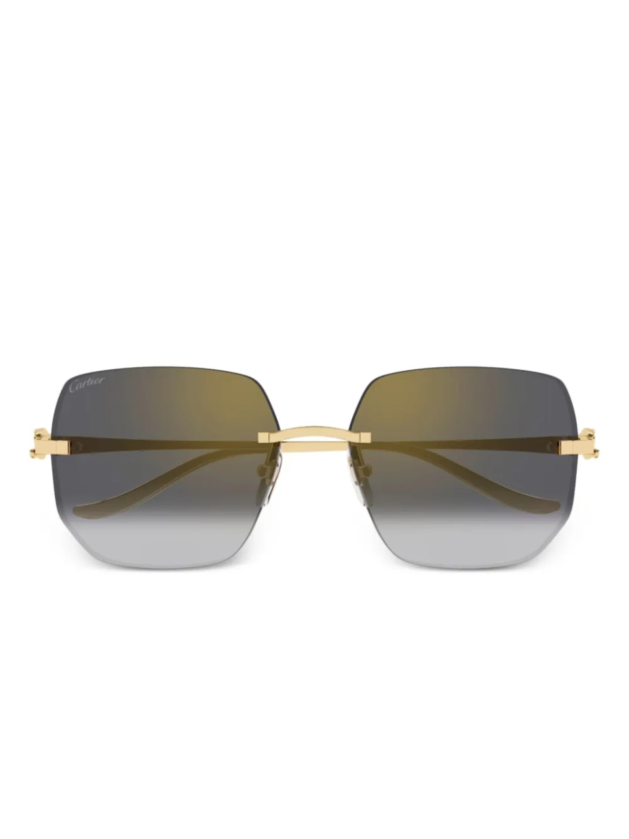 

Cartier Eyewear Panthère de Cartier солнцезащитные очки, золотой